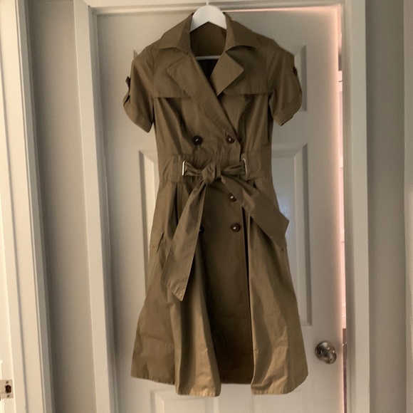 Zara Dresses & Skirts - Zara khaki safari cargo midi dress